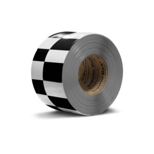 Floor Marking Tape - Black and WhiteChecker Tape