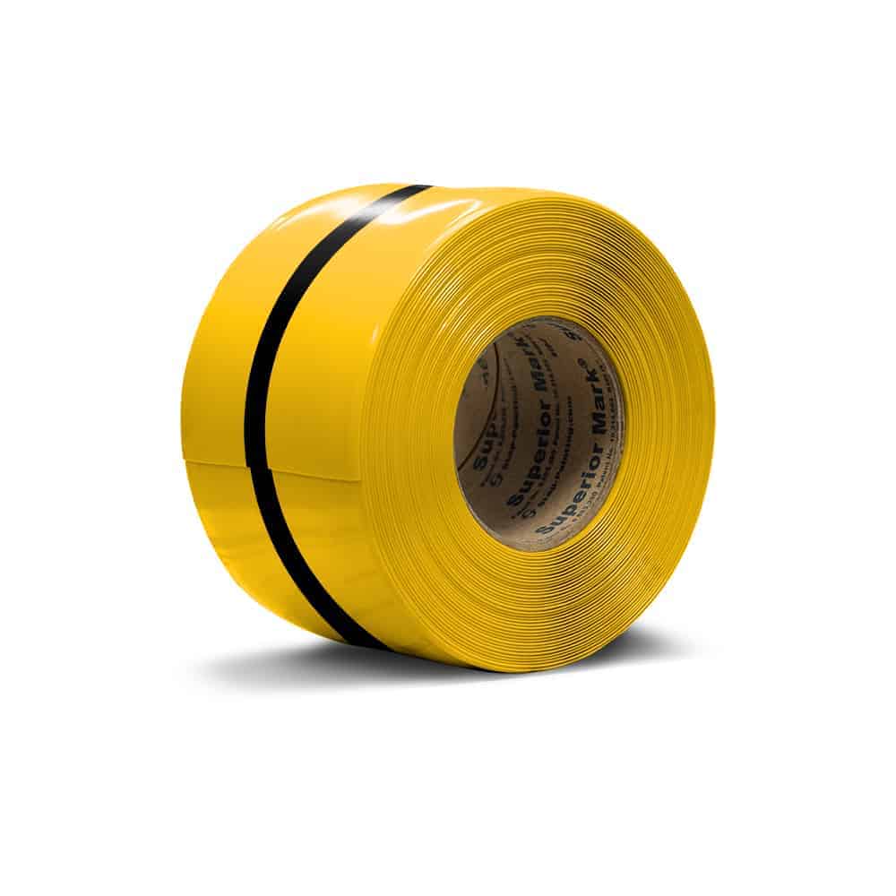 Floor Marking Tape - Yellow With Black Stripe