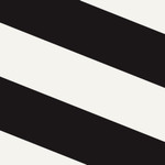 Stripe Tape - Diagonal Black White