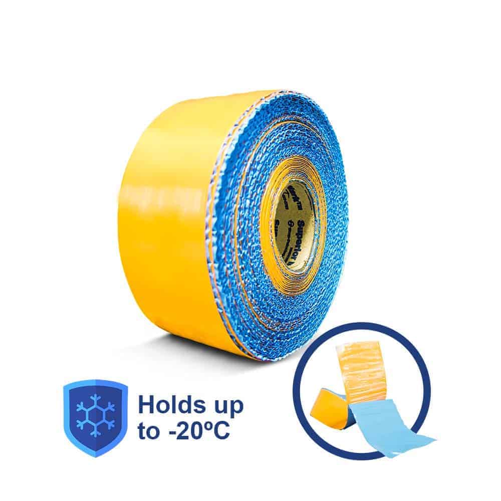Yellow Freezer Tape for floormarking - 10 cm